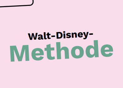 Poster Walt-Disney Methode