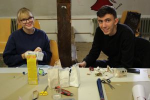 Workshop mit Schüler*innen auf einer Tagung