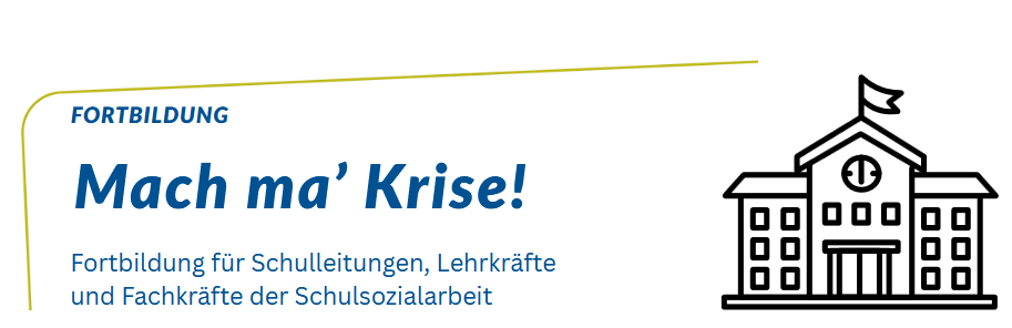 Schwarze Rakete beim Start mit Rauchwolken. Titel: Einstiegsqualifizierung - Startklar in der Schulsozialarbeit - Grundlagen + Praxistraining für Brandenburg.